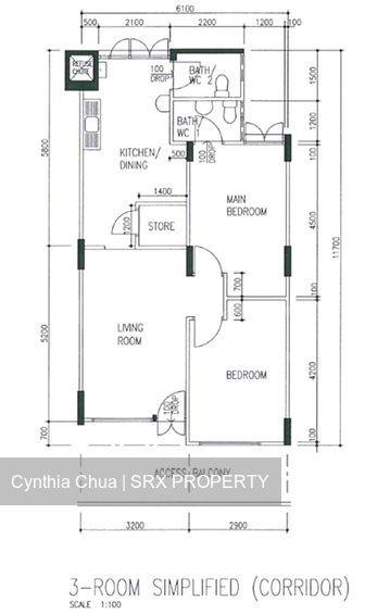 Blk 830 Tampines Palmwalk (Tampines), HDB 3 Rooms #503239861